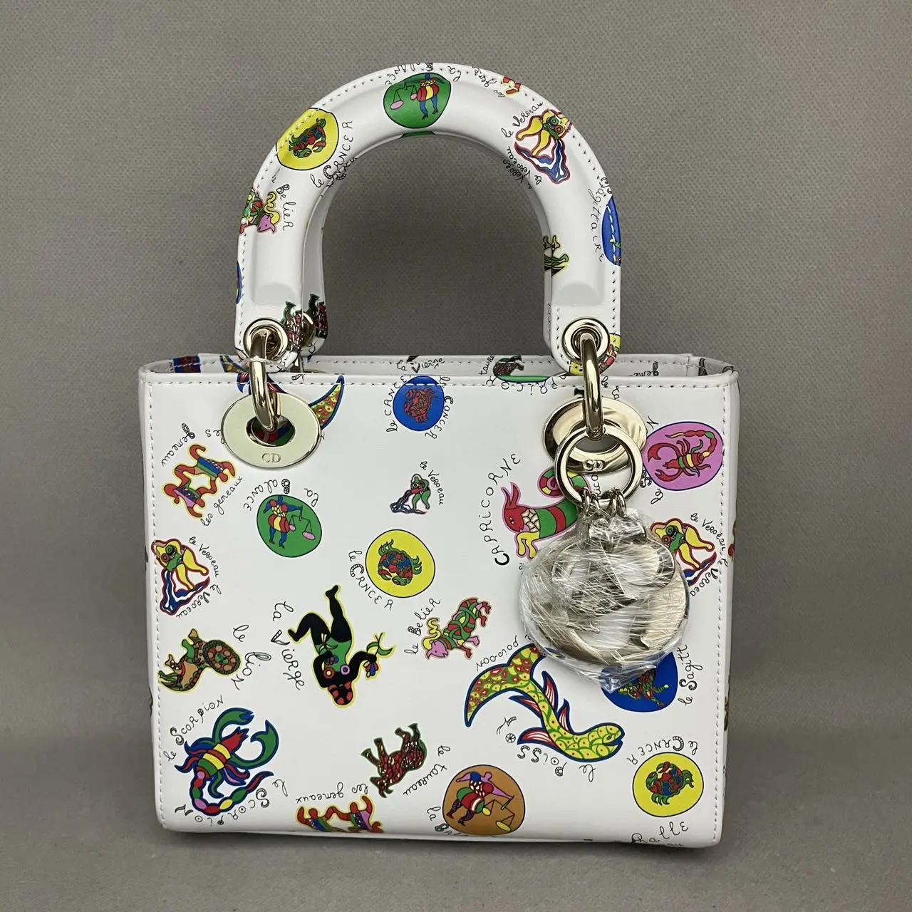 DIOR Lady Dior Printed Calfskin Mini Bag DIOR Lady Dior Printed Calfskin Mini Bag