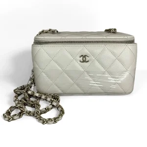 CHANEL Mini Vanity Bag in White