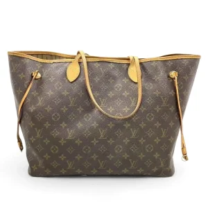 LOUIS VUITTON Neverfull GM Tote in Brown Monogram