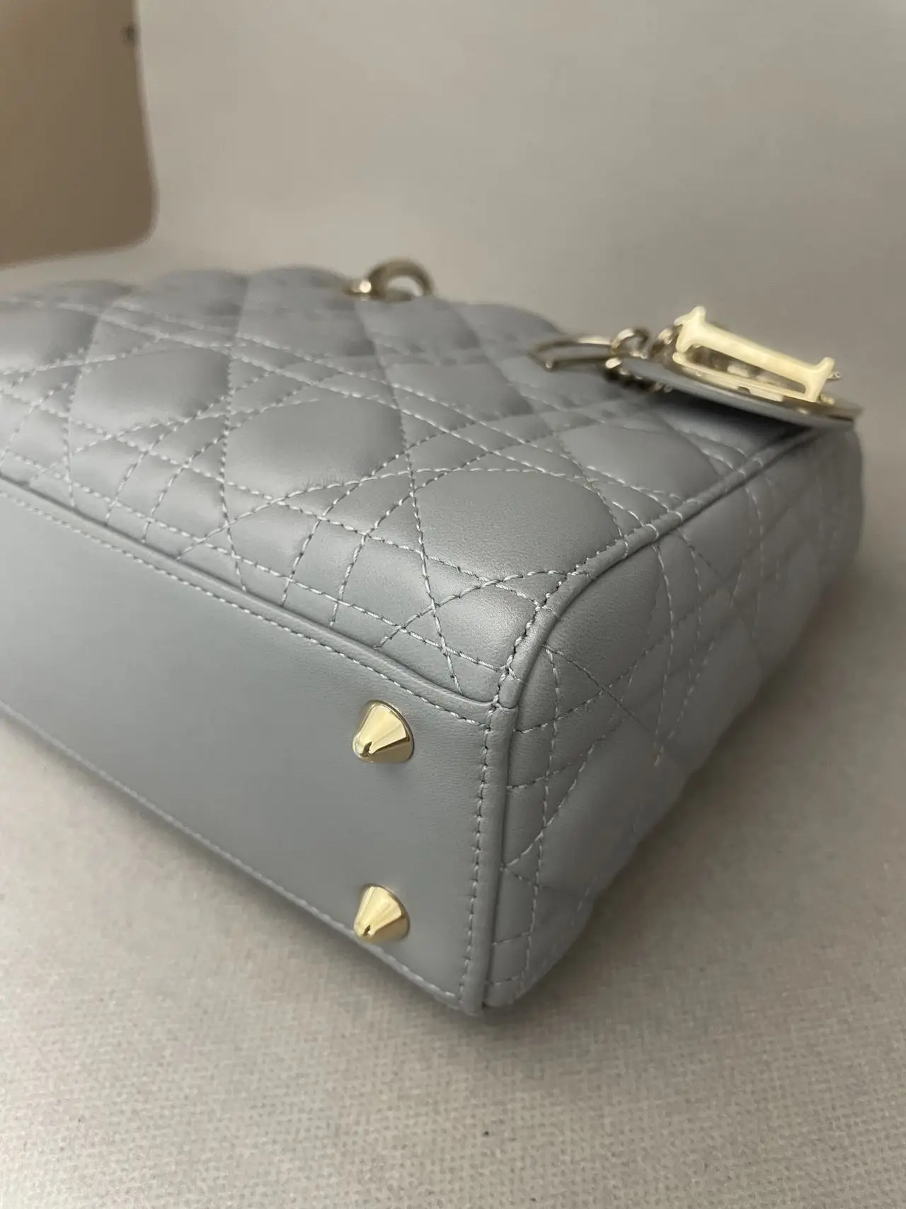 DIOR Small Lady Dior Grey Bag DIOR Small Lady Dior Grey Bag