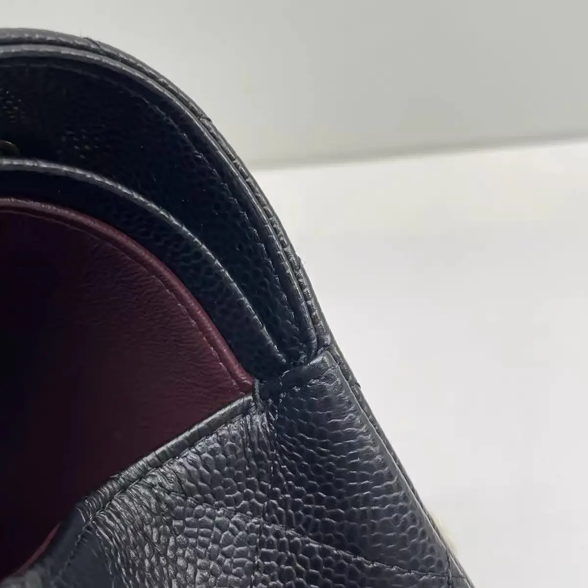 CHANEL Classic Flap Jumbo Handbag in Black Caviar Leather CHANEL Classic Flap Jumbo Handbag in Black Caviar Leather