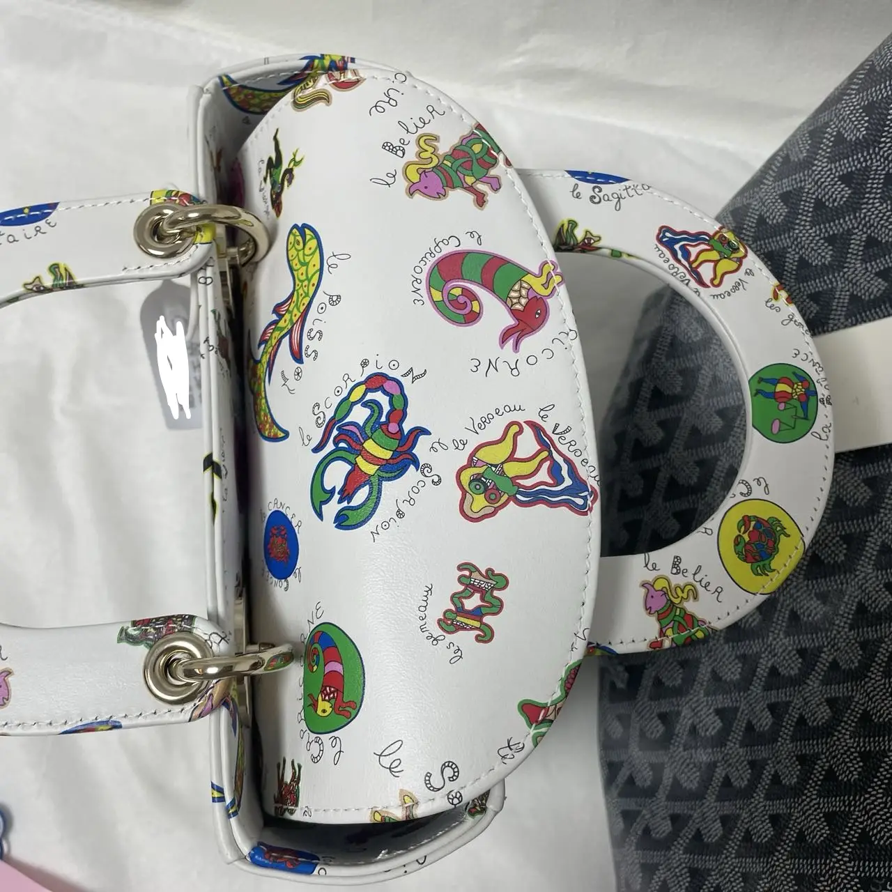 DIOR Lady Dior Printed Calfskin Mini Bag DIOR Lady Dior Printed Calfskin Mini Bag