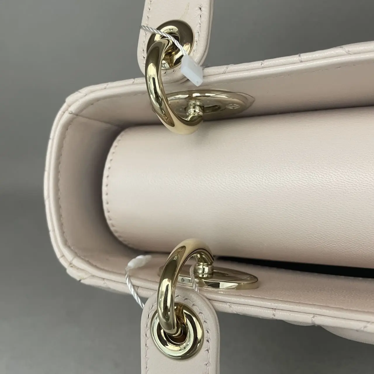 DIOR Small Lady Dior Bag Light Pink Lambskin DIOR Small Lady Dior Bag Light Pink Lambskin