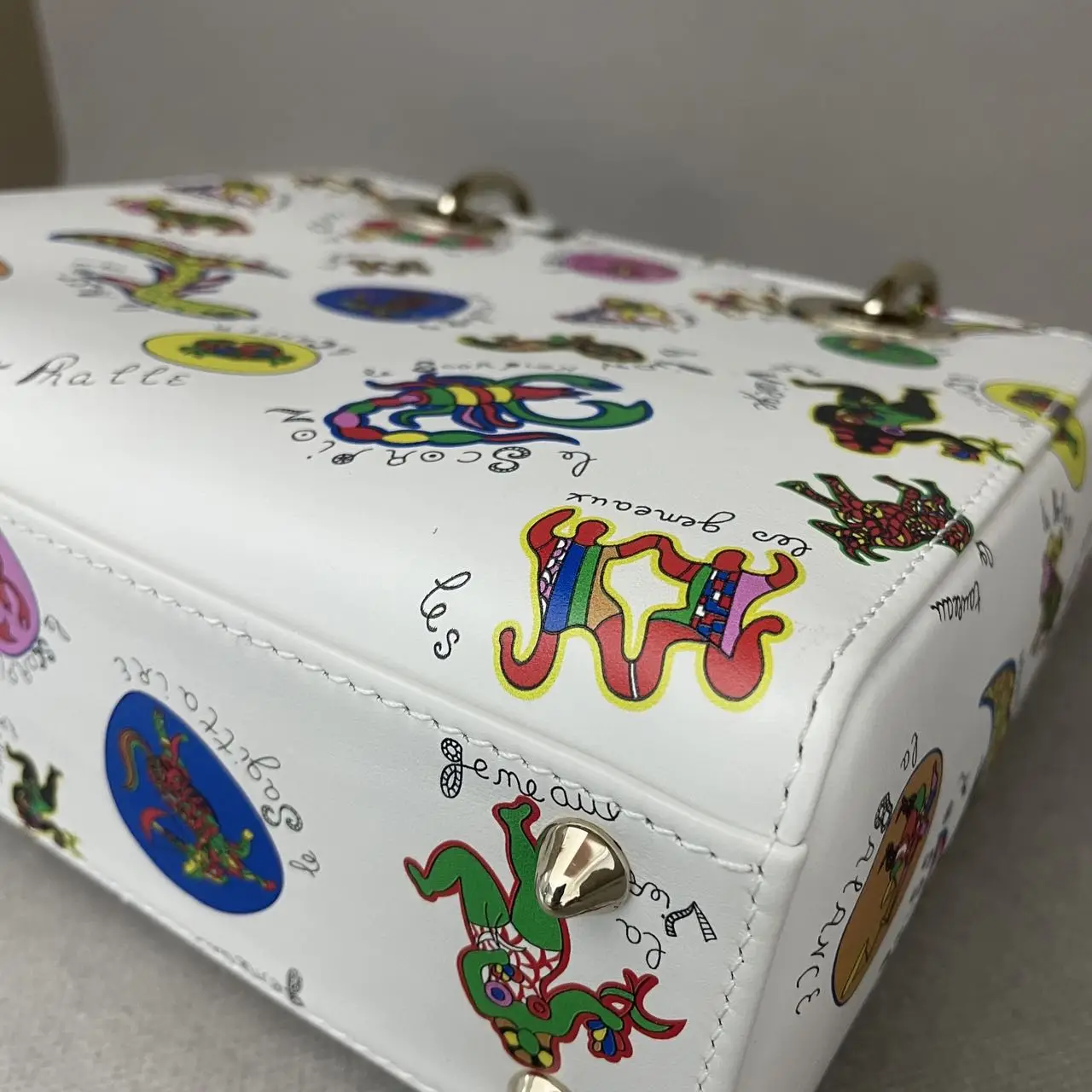 DIOR Lady Dior Printed Calfskin Mini Bag DIOR Lady Dior Printed Calfskin Mini Bag