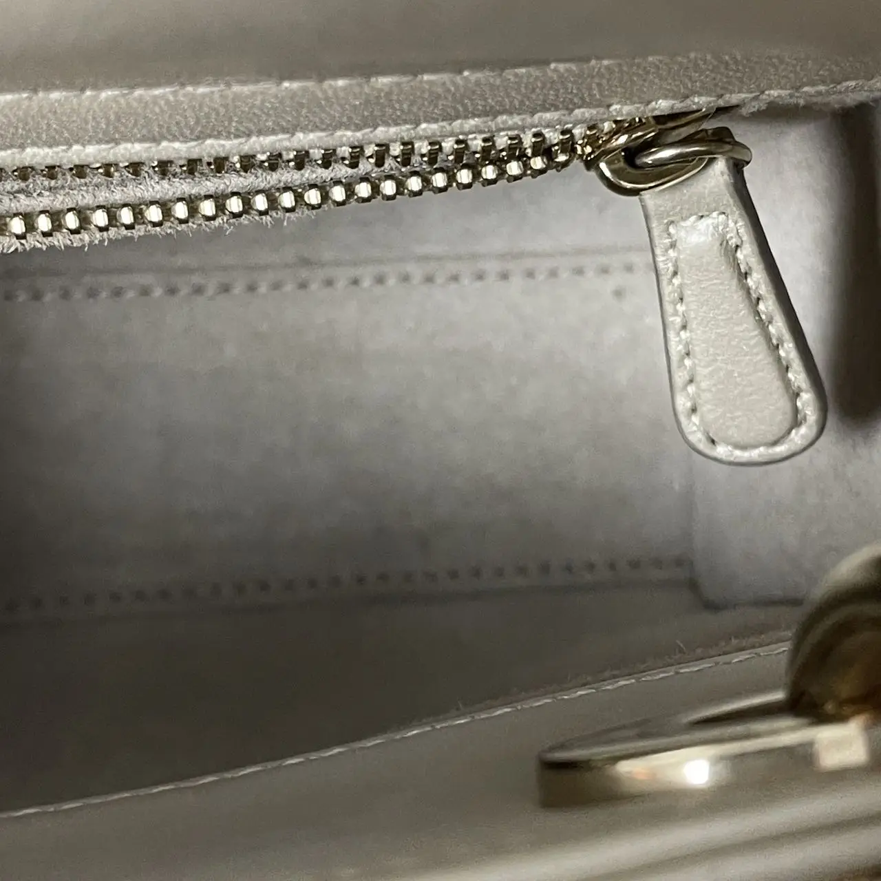 DIOR Lady Dior Mini Gold Calfskin Leather with Grystals Gold Hardware DIOR Lady Dior Mini Gold Calfskin Leather with Grystals Gold Hardware