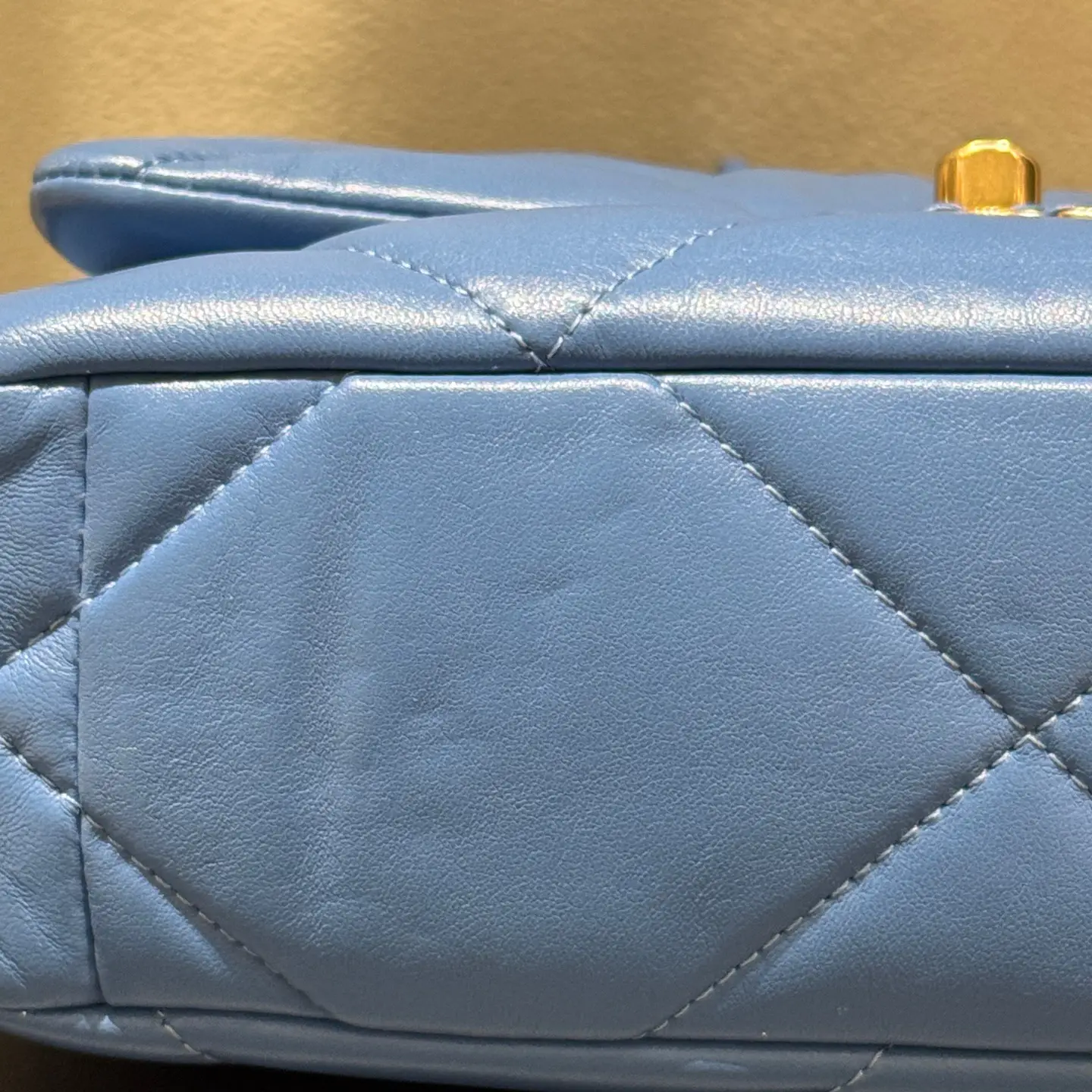 CHANEL Small 19 Flap Bag Blue Lambskin CHANEL Small 19 Flap Bag Blue Lambskin