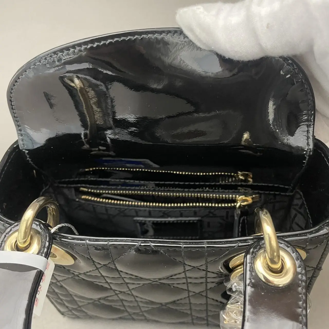 DIOR Mini Lady Dior Bag Black Python Leather Limited Version DIOR Mini Lady Dior Bag Black Python Leather Limited Version