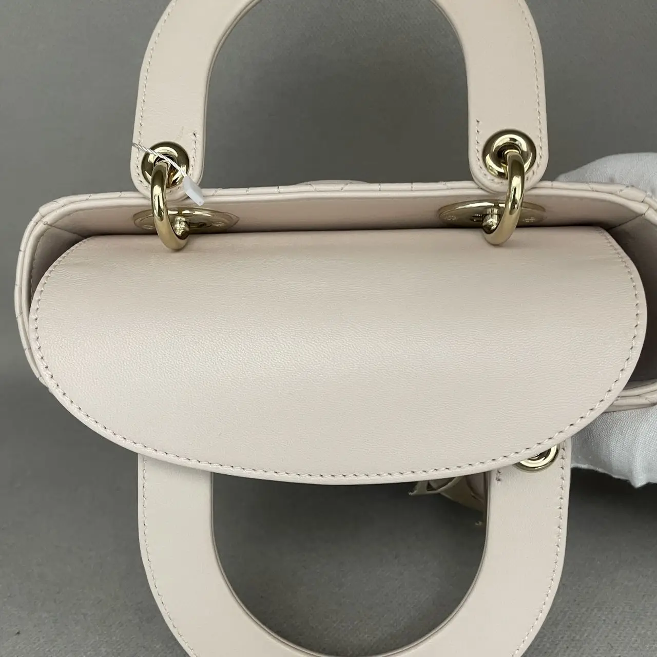 DIOR Small Lady Dior Bag Light Pink Lambskin DIOR Small Lady Dior Bag Light Pink Lambskin