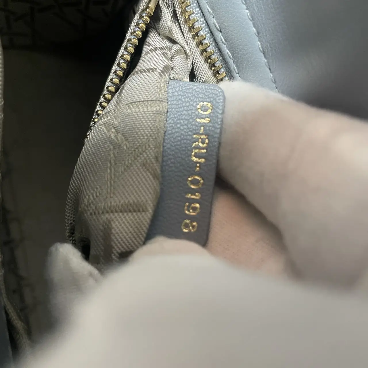 DIOR Small Lady Dior Bag Haze Blue Lambskin DIOR Small Lady Dior Bag Haze Blue Lambskin