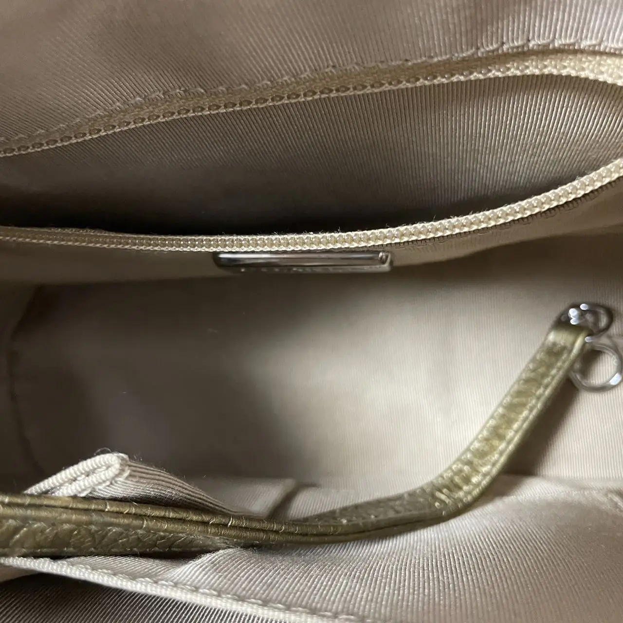 CHANEL Gabrielle Hobo Bag Gold Croc-Embossed Leather CHANEL Gabrielle Hobo Bag Gold Croc-Embossed Leather