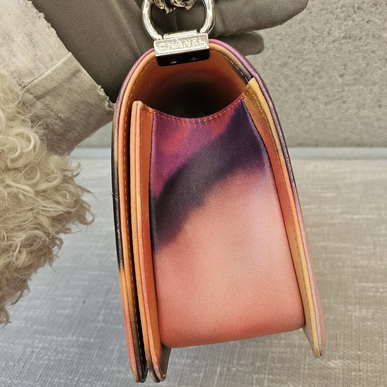 CHANEL Medium Boy Bag Flower Power Collector Printed Leather CHANEL Medium Boy Bag Flower Power Collector Printed Leather