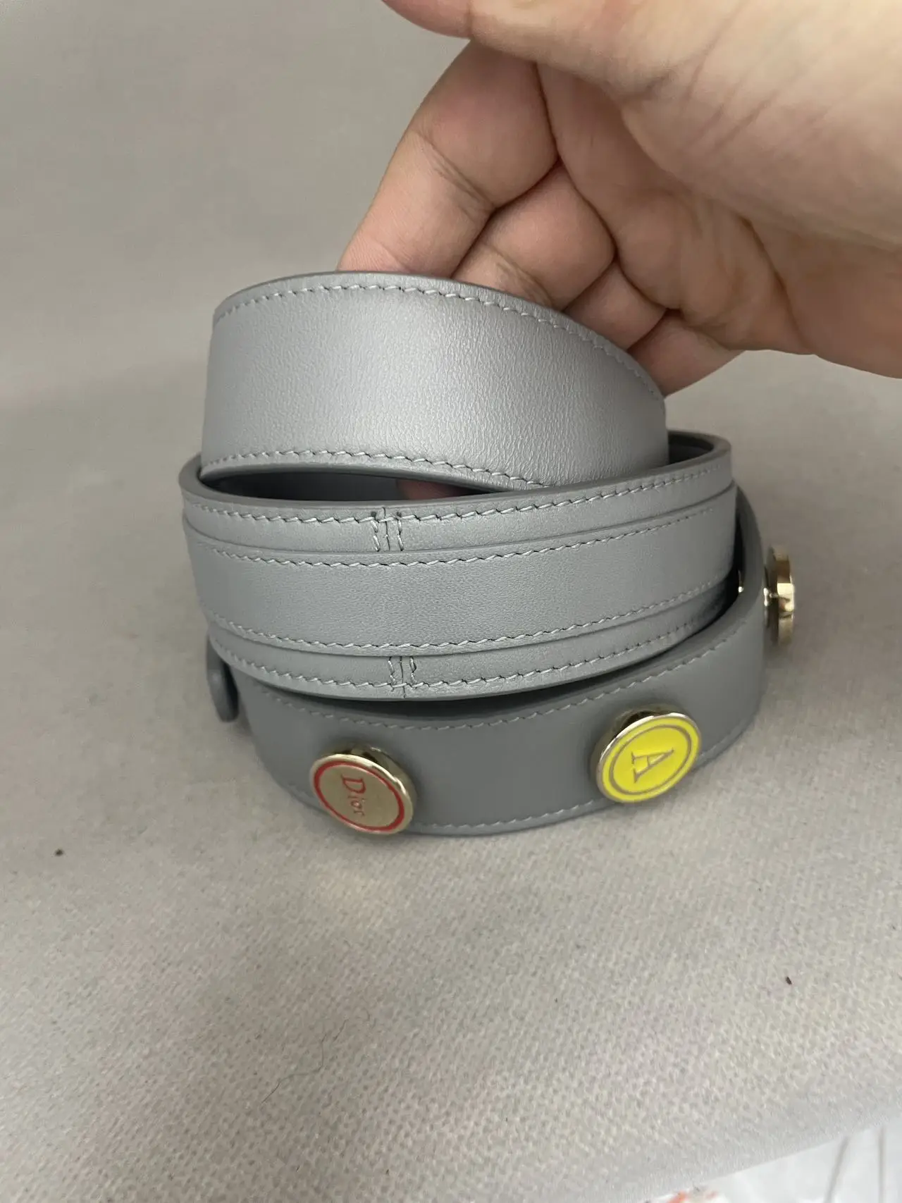 DIOR Small Lady Dior Grey Bag DIOR Small Lady Dior Grey Bag