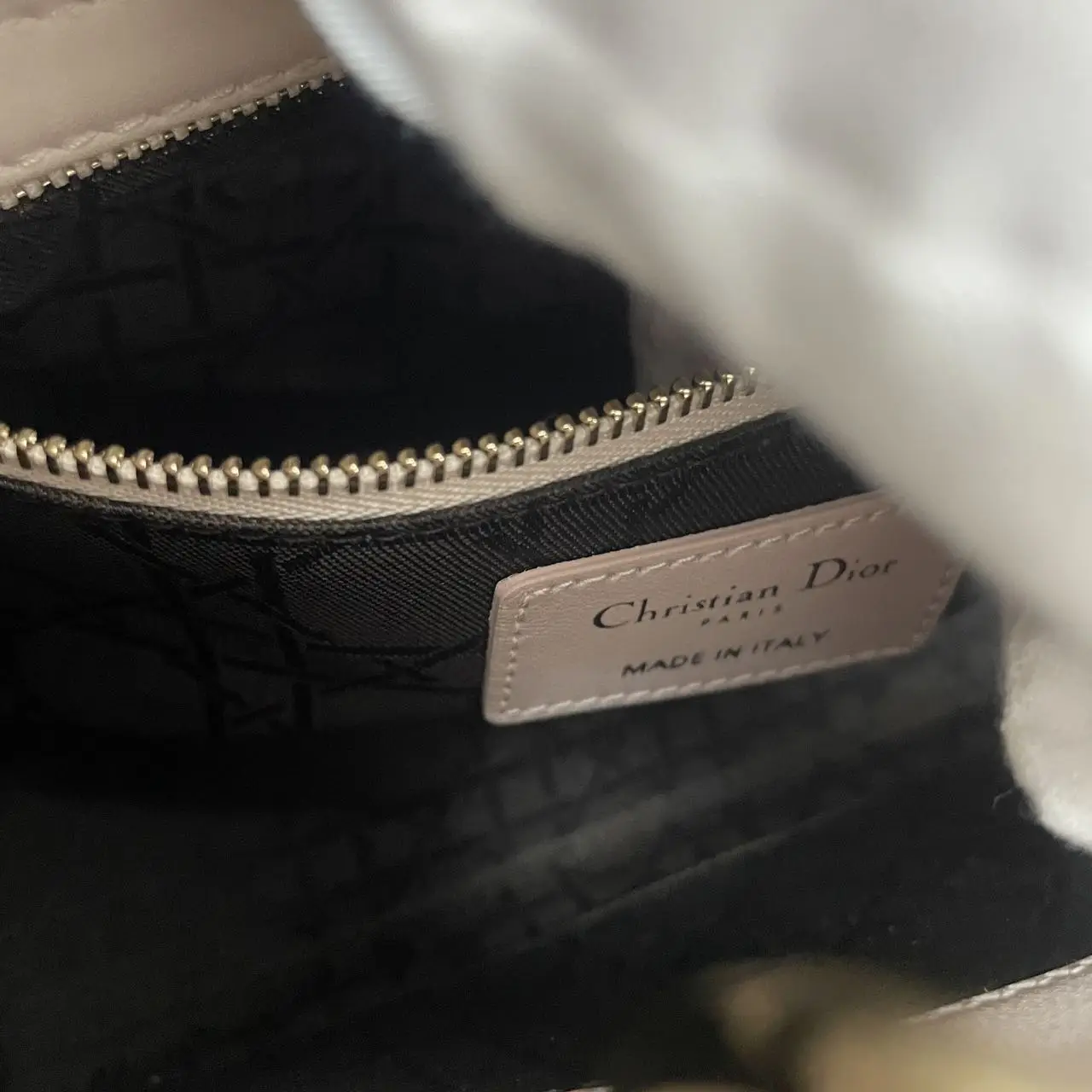 DIOR Small Lady Dior Bag Light Pink Lambskin DIOR Small Lady Dior Bag Light Pink Lambskin