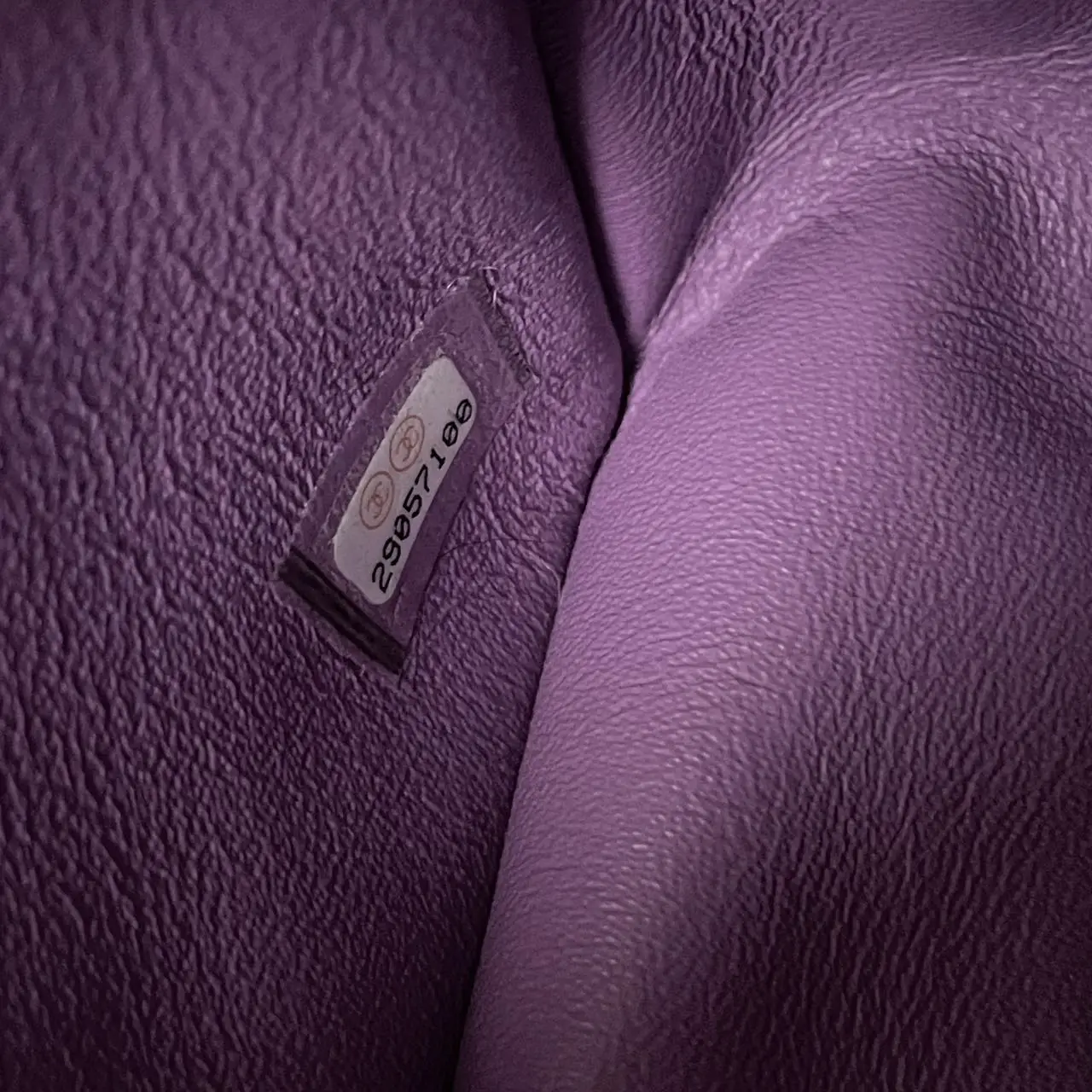 CHANEL Mini Classic Flap Bag in Purple Lambskin with Silver-Tone Hardware CHANEL Mini Classic Flap Bag in Purple Lambskin with Silver-Tone Hardware