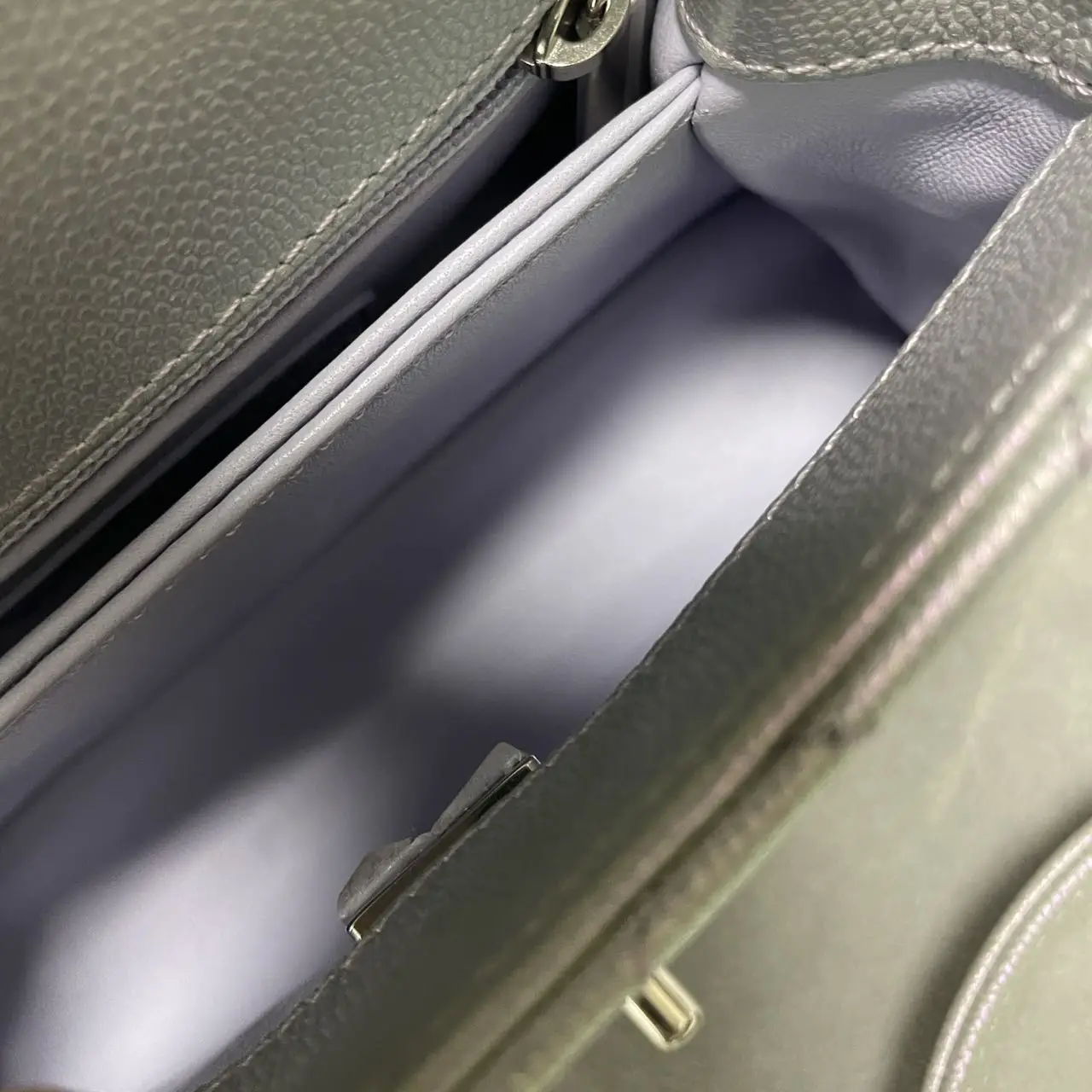 CHANEL Coco Handle Bag Iridescent Pearl Quilted Calfskin CHANEL Coco Handle Bag Iridescent Pearl Quilted Calfskin