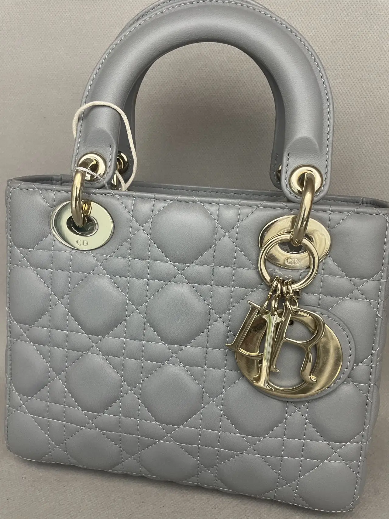 DIOR Small Lady Dior Grey Bag DIOR Small Lady Dior Grey Bag