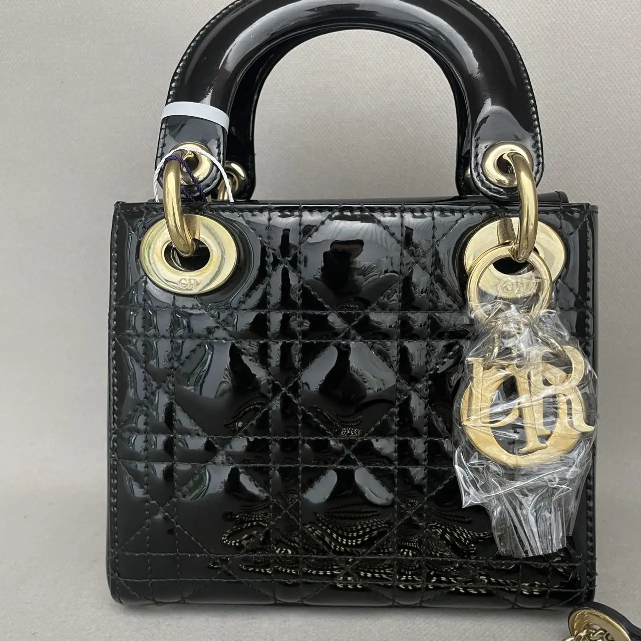 DIOR Mini Lady Dior Bag Black Python Leather Limited Version DIOR Mini Lady Dior Bag Black Python Leather Limited Version
