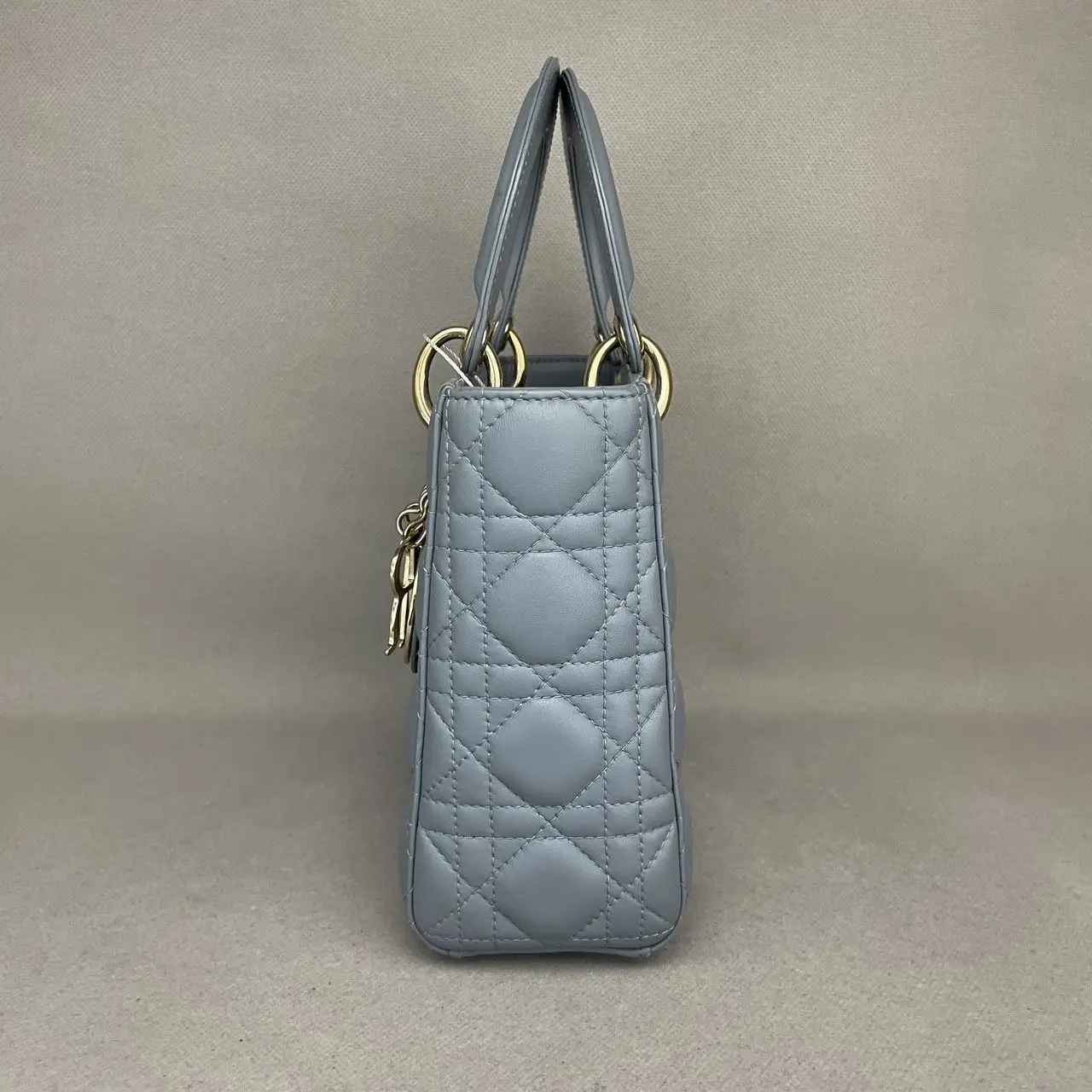 DIOR Small Lady Dior Bag Haze Blue Lambskin DIOR Small Lady Dior Bag Haze Blue Lambskin