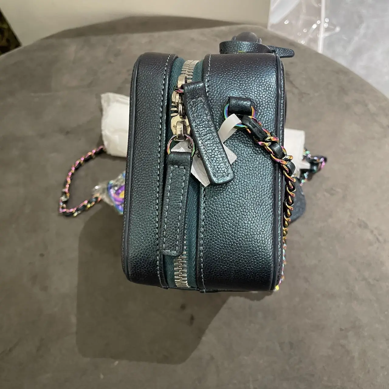 CHANEL Small CC Filigree Vanity Bag Caviar Leather CHANEL Small CC Filigree Vanity Bag Caviar Leather