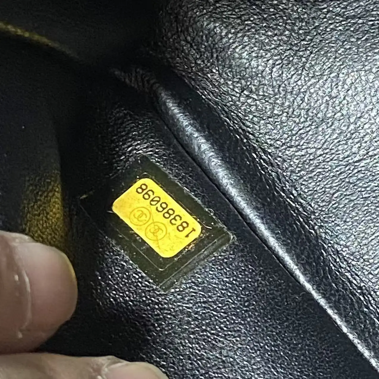 CHANEL Black Quilted Patent Leather Classic Jumbo Double Flap Bag CHANEL Black Quilted Patent Leather Classic Jumbo Double Flap Bag