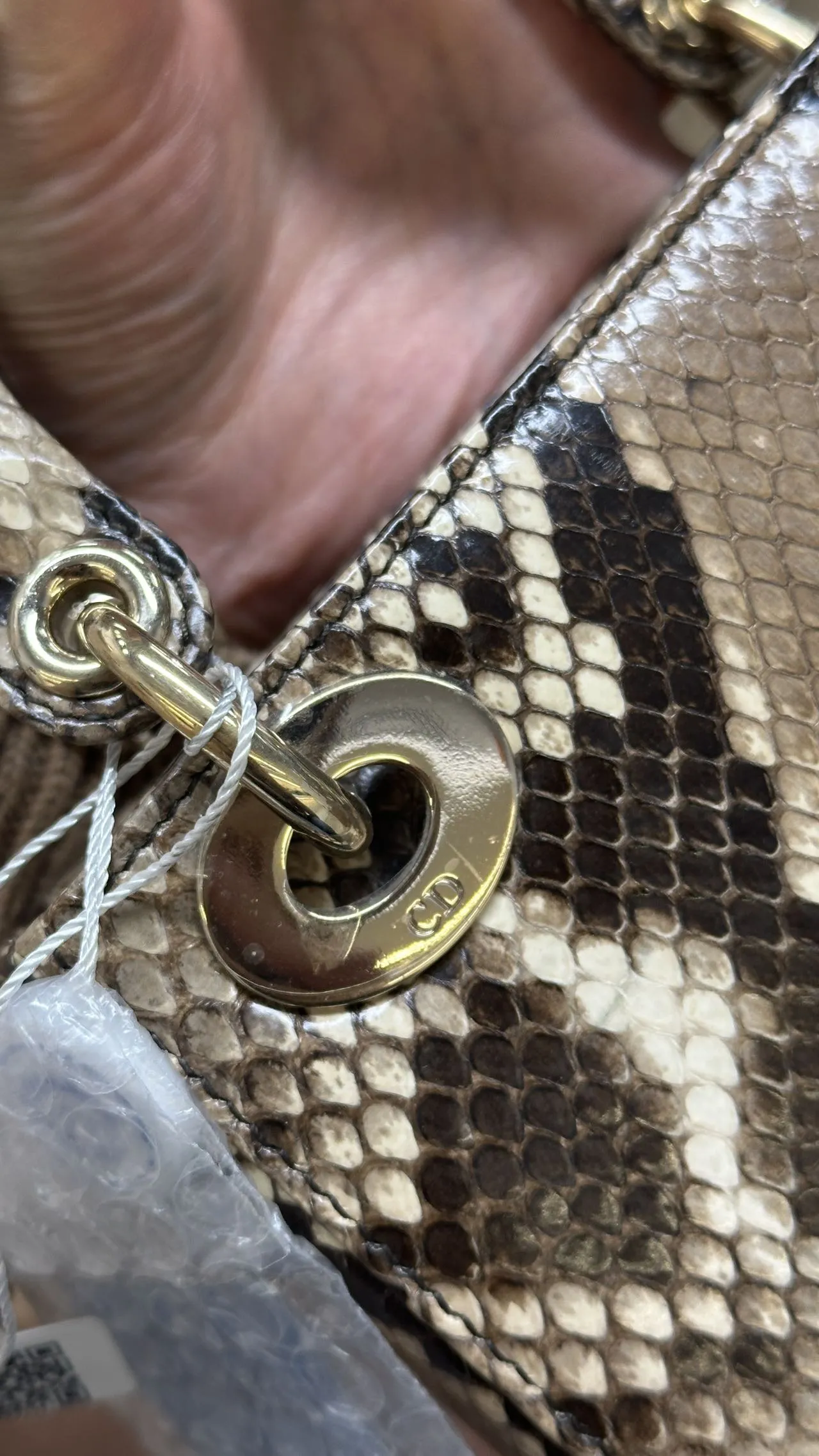 DIOR Mini Lady Dior Bag Python Leather Limited DIOR Mini Lady Dior Bag Python Leather Limited