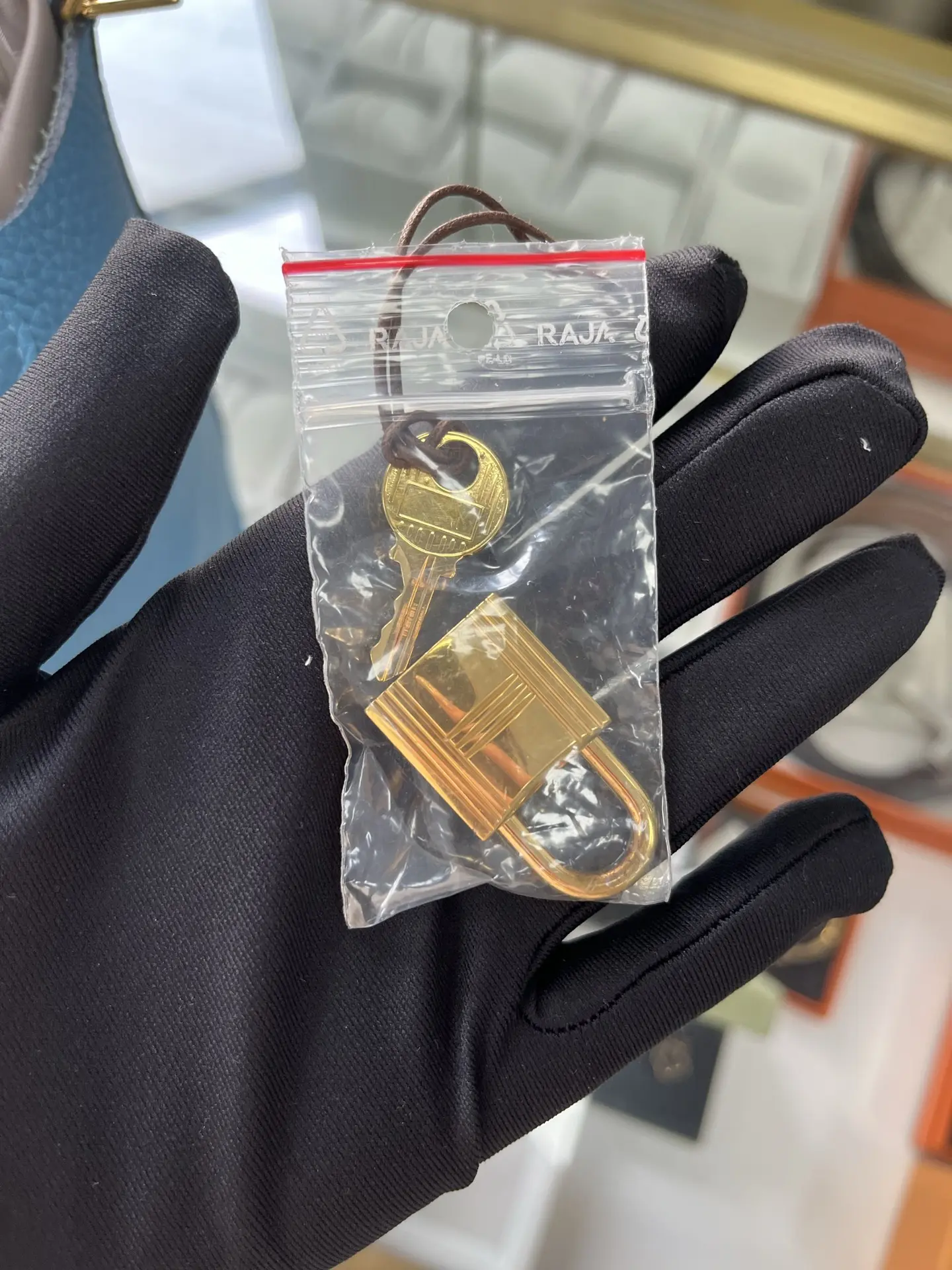 HERMÈS Pocotin 18 in Blue with Palladium Hardware HERMÈS Pocotin 18 in Blue with Palladium Hardware