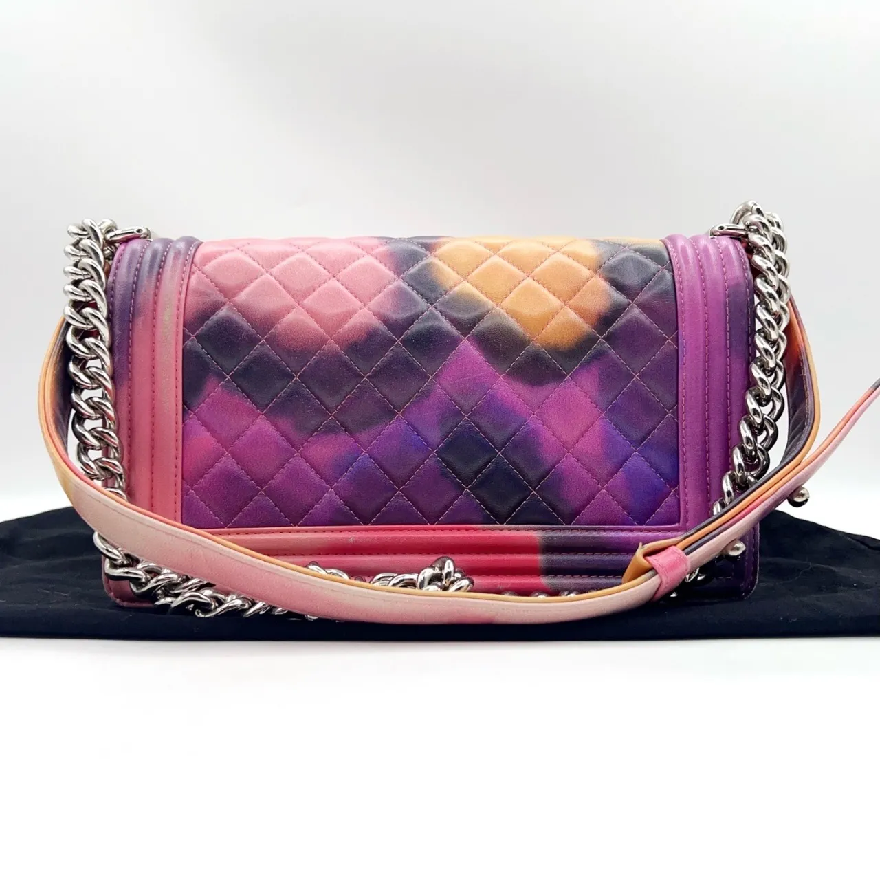 CHANEL Medium Boy Bag Flower Power Collector Printed Leather CHANEL Medium Boy Bag Flower Power Collector Printed Leather