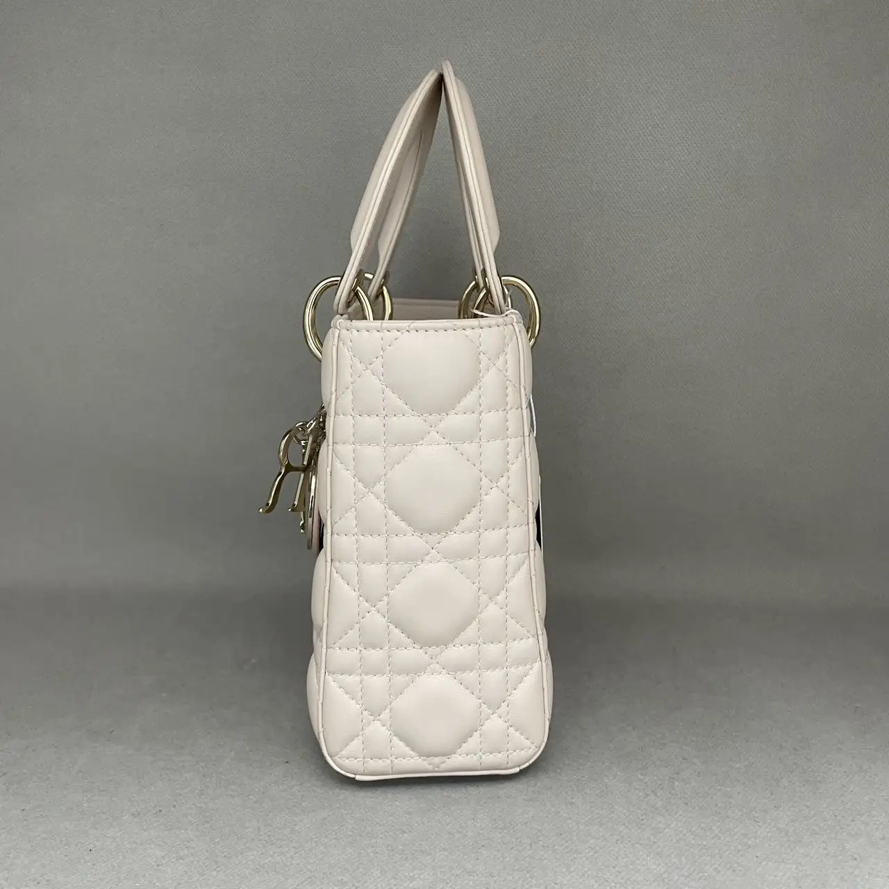 DIOR Small Lady Dior Bag Light Pink Lambskin DIOR Small Lady Dior Bag Light Pink Lambskin