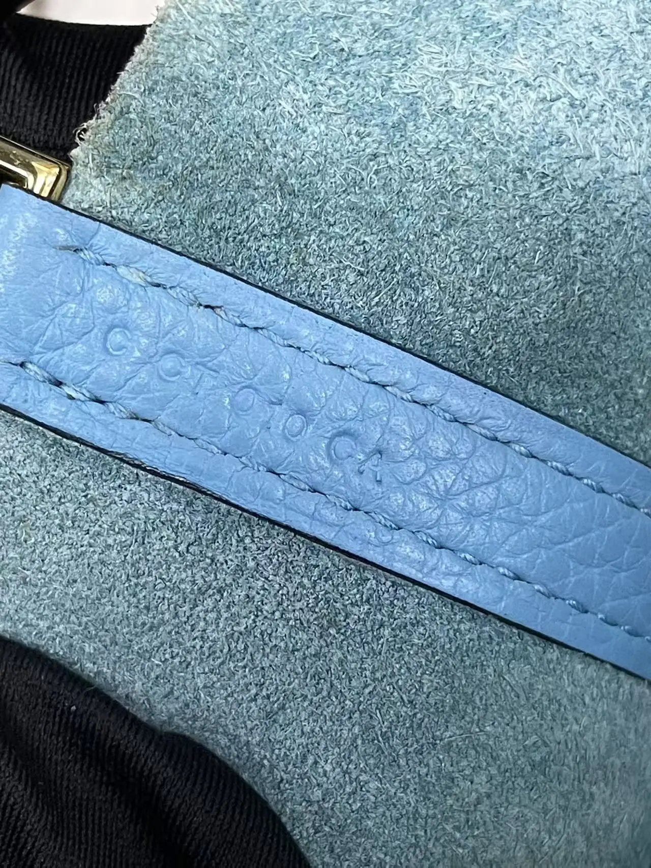 HERMÈS Pocotin 18 in Blue with Palladium Hardware HERMÈS Pocotin 18 in Blue with Palladium Hardware