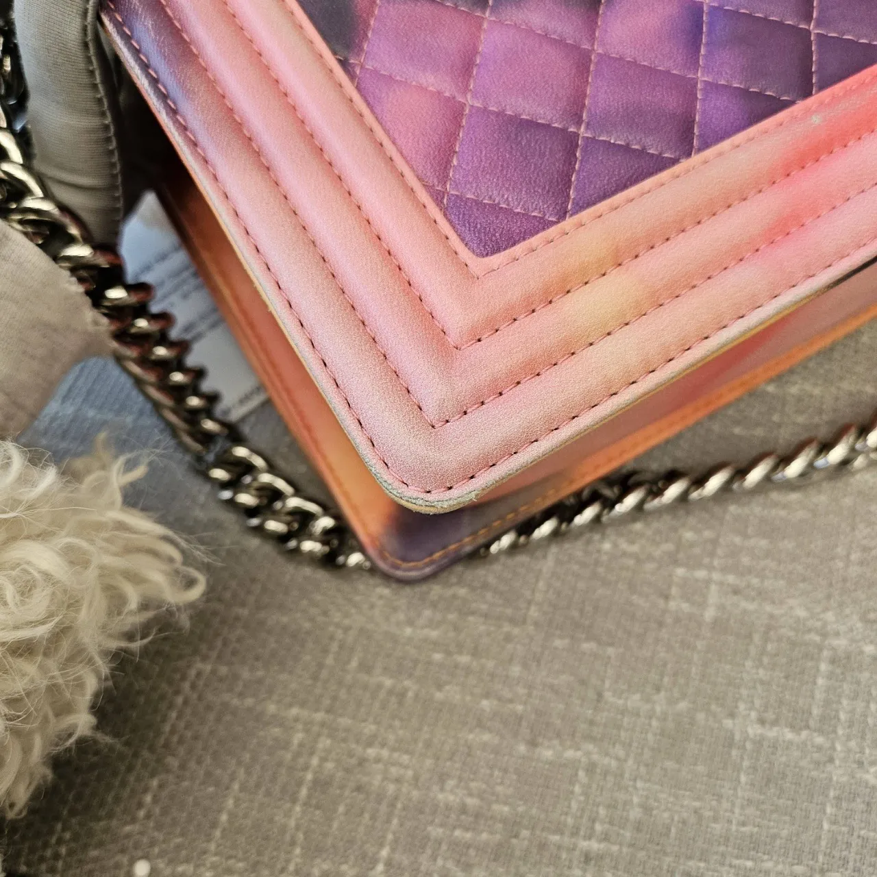 CHANEL Medium Boy Bag Flower Power Collector Printed Leather CHANEL Medium Boy Bag Flower Power Collector Printed Leather