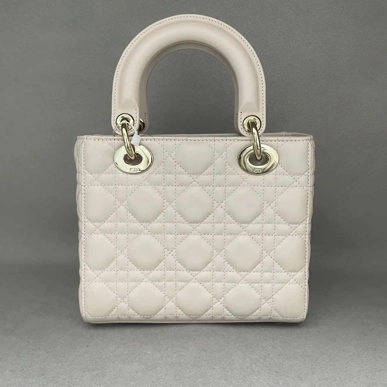 DIOR Small Lady Dior Bag Light Pink Lambskin DIOR Small Lady Dior Bag Light Pink Lambskin