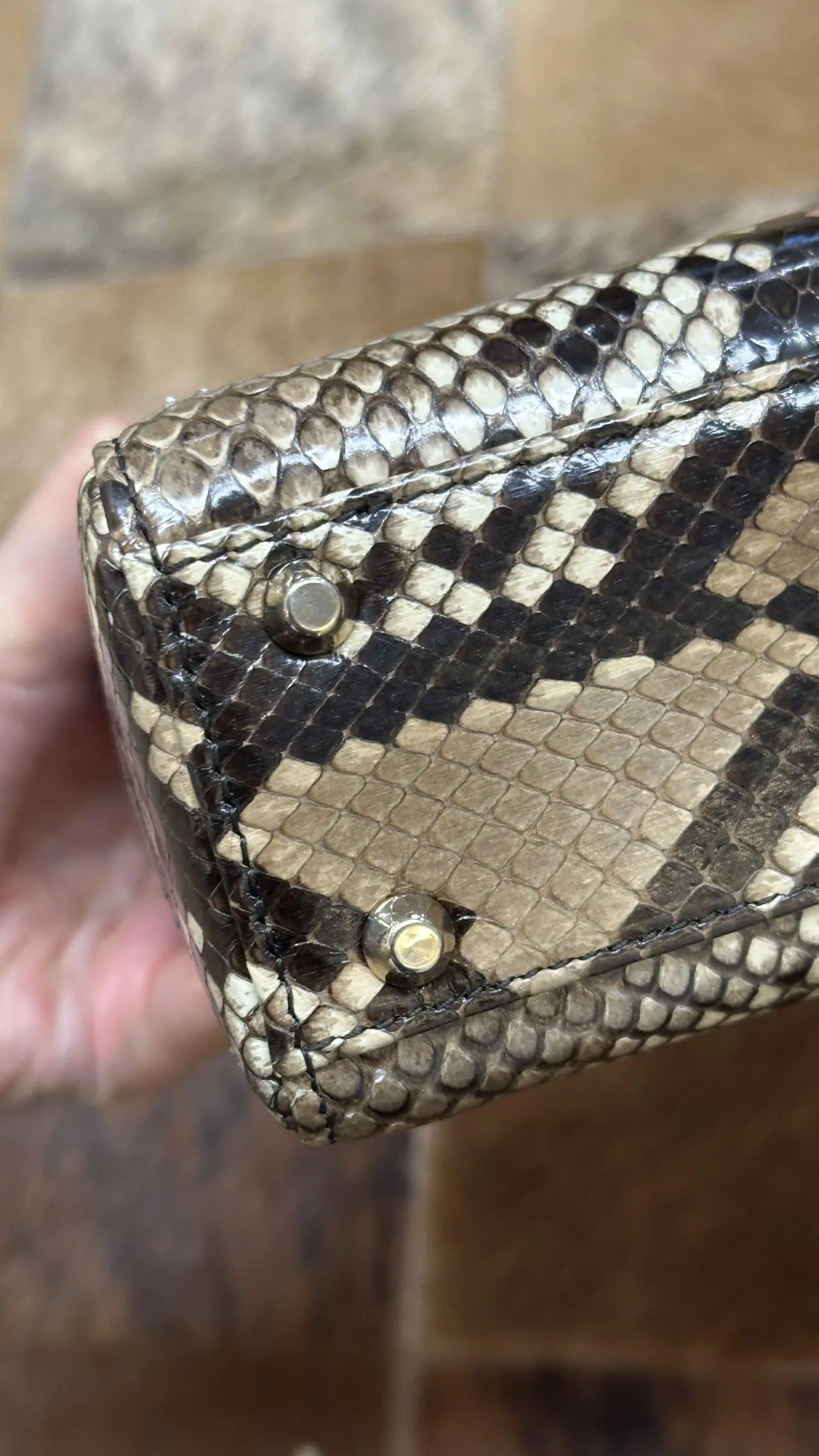 DIOR Mini Lady Dior Bag Python Leather Limited DIOR Mini Lady Dior Bag Python Leather Limited