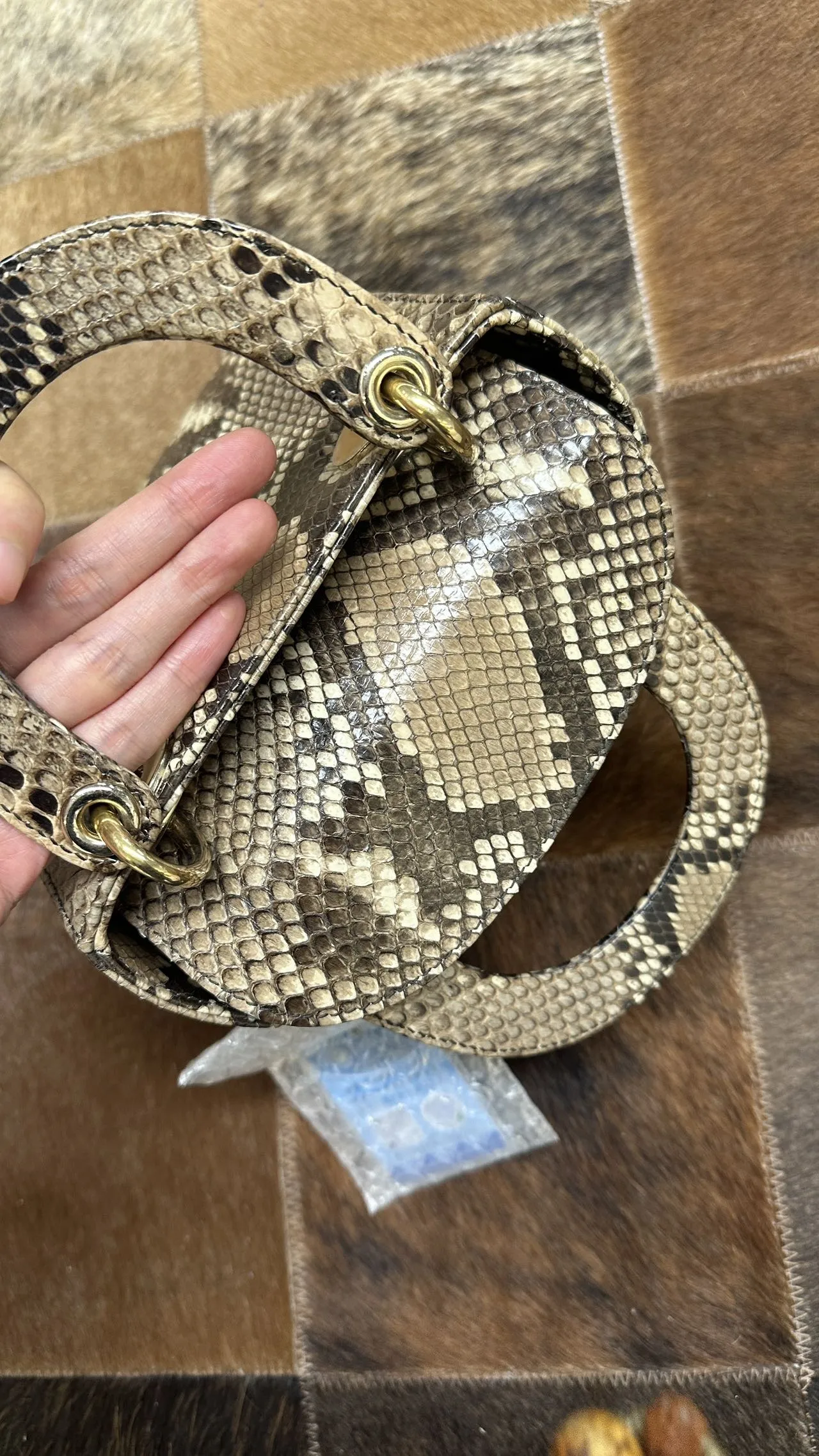 DIOR Mini Lady Dior Bag Python Leather Limited DIOR Mini Lady Dior Bag Python Leather Limited