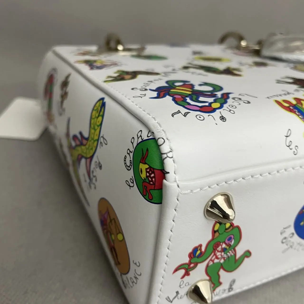 DIOR Lady Dior Printed Calfskin Mini Bag DIOR Lady Dior Printed Calfskin Mini Bag