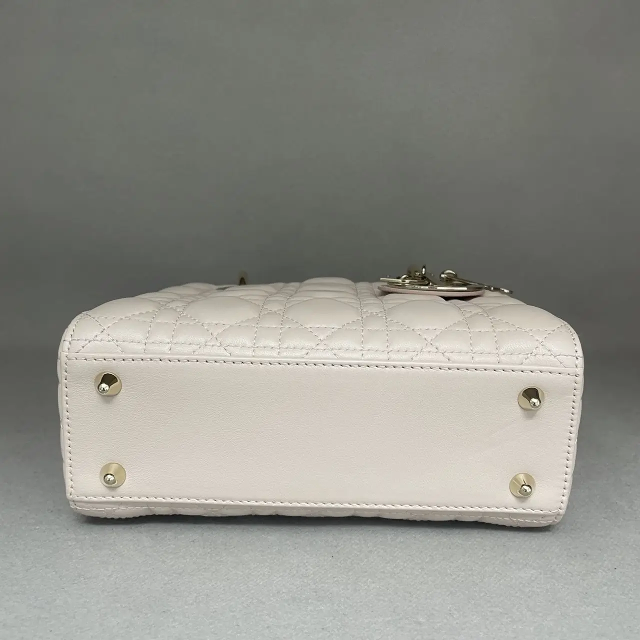 DIOR Small Lady Dior Bag Light Pink Lambskin DIOR Small Lady Dior Bag Light Pink Lambskin