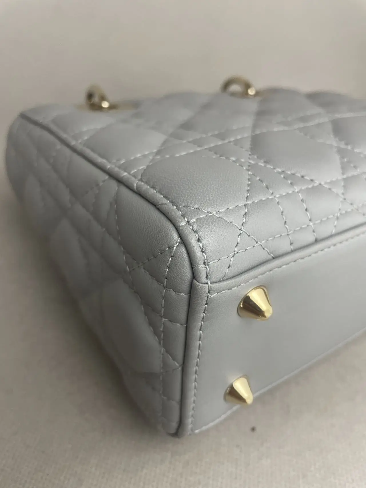 DIOR Small Lady Dior Grey Bag DIOR Small Lady Dior Grey Bag