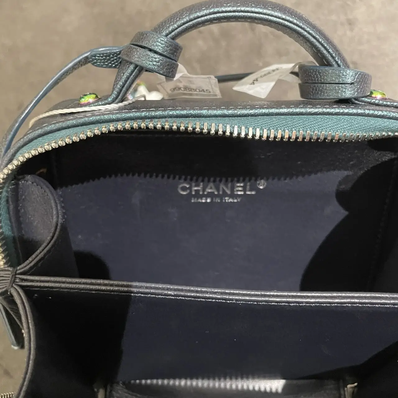 CHANEL Small CC Filigree Vanity Bag Caviar Leather CHANEL Small CC Filigree Vanity Bag Caviar Leather