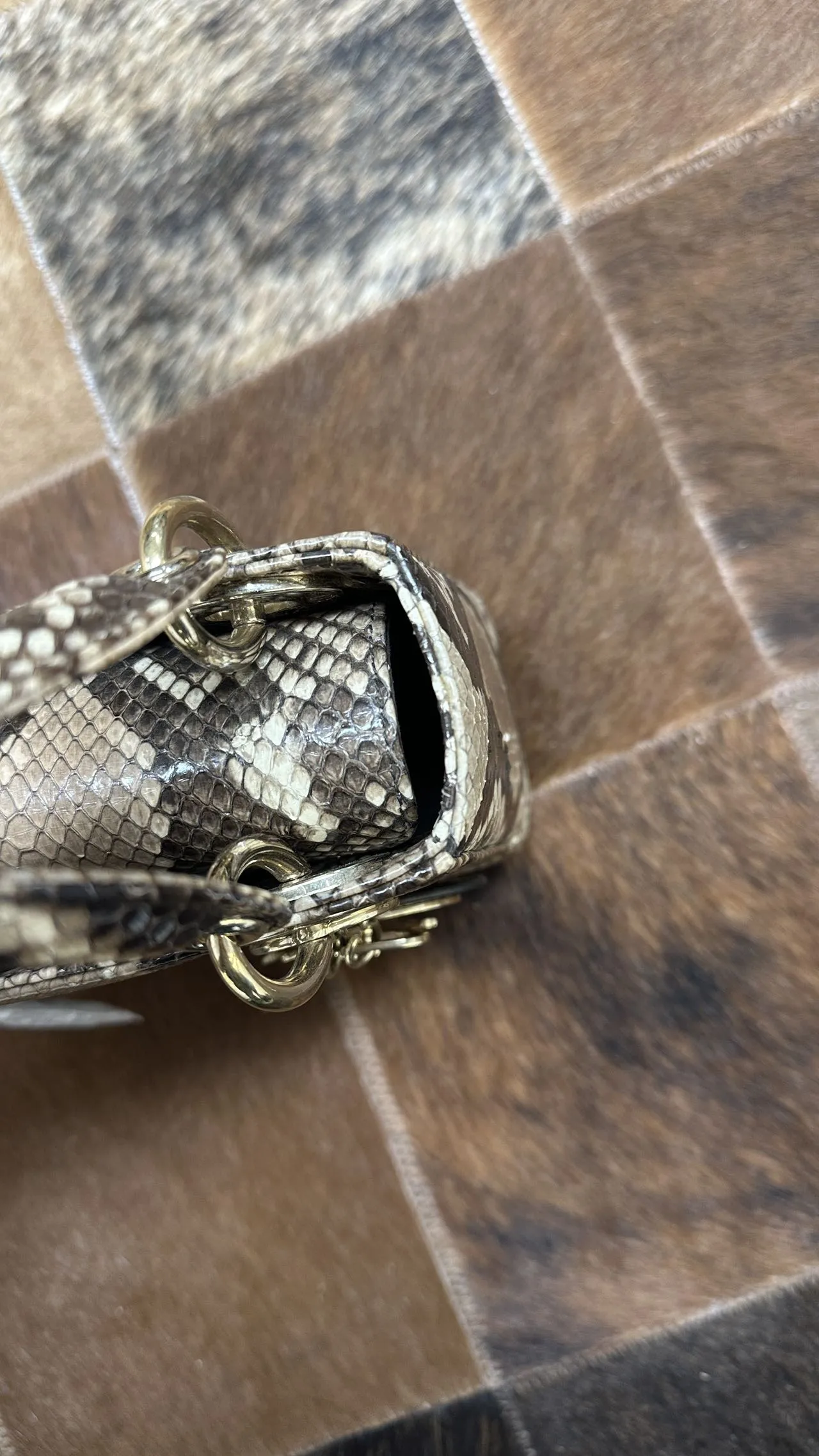 DIOR Mini Lady Dior Bag Python Leather Limited DIOR Mini Lady Dior Bag Python Leather Limited