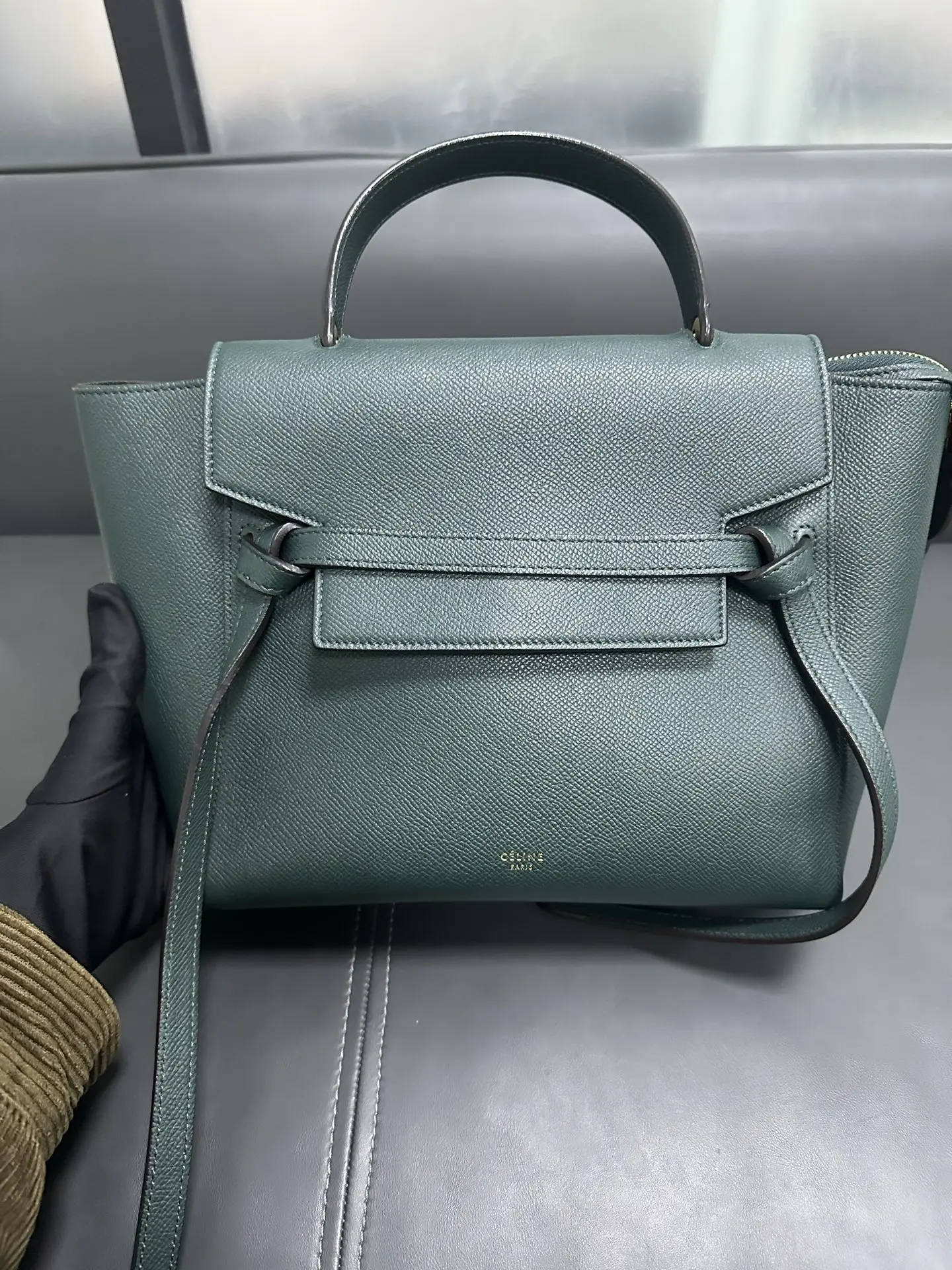 CELINE Nano Belt Bag in Grained Calfskin CELINE Nano Belt Bag in Grained Calfskin