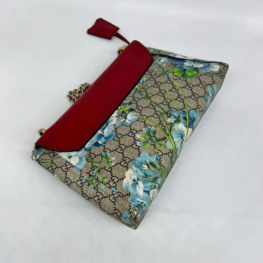 GUCCI Multicolor Floral Print Padlock Bag GUCCI Multicolor Floral Print Padlock Bag