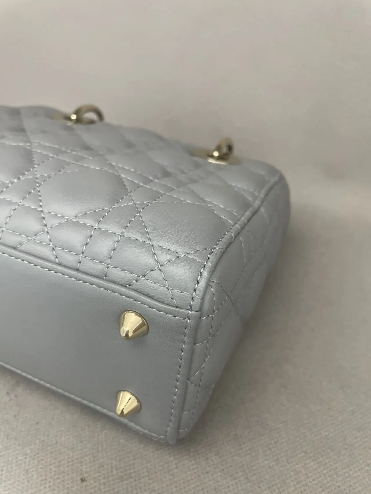 DIOR Small Lady Dior Grey Bag DIOR Small Lady Dior Grey Bag