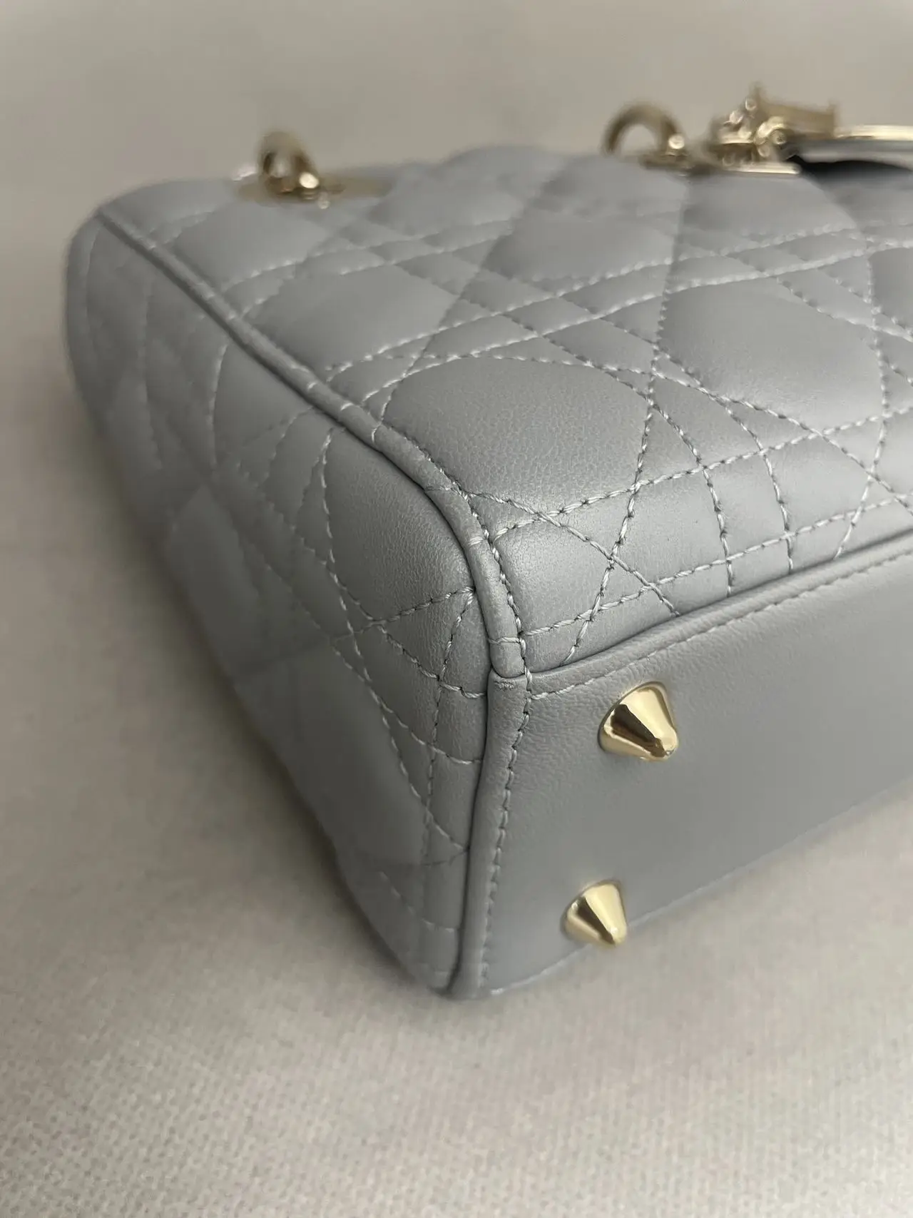 DIOR Small Lady Dior Grey Bag DIOR Small Lady Dior Grey Bag