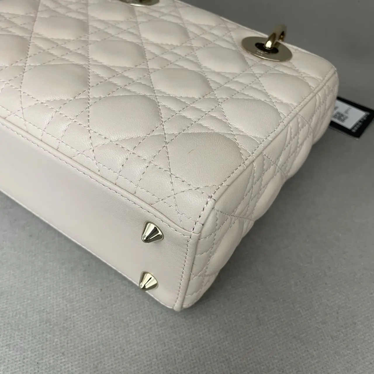 DIOR Small Lady Dior Bag Light Pink Lambskin DIOR Small Lady Dior Bag Light Pink Lambskin