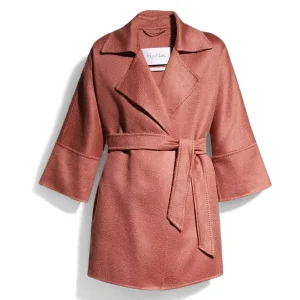 MAX MARA Jerry Peak-Lapels Cashmere Coat