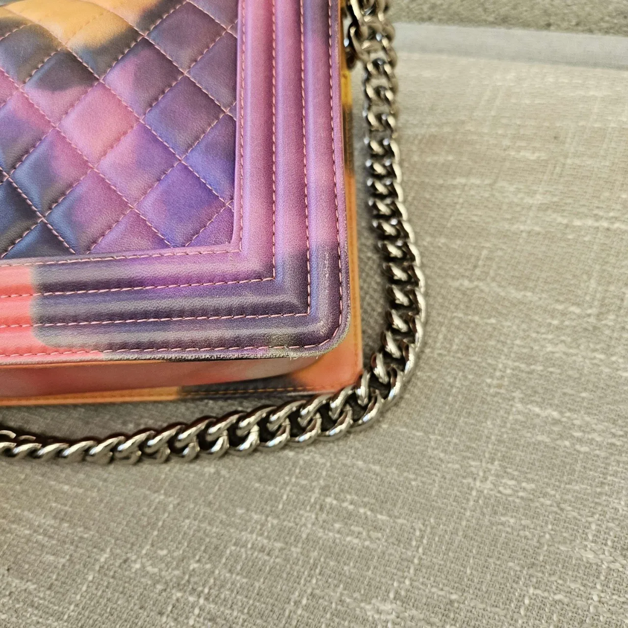 CHANEL Medium Boy Bag Flower Power Collector Printed Leather CHANEL Medium Boy Bag Flower Power Collector Printed Leather