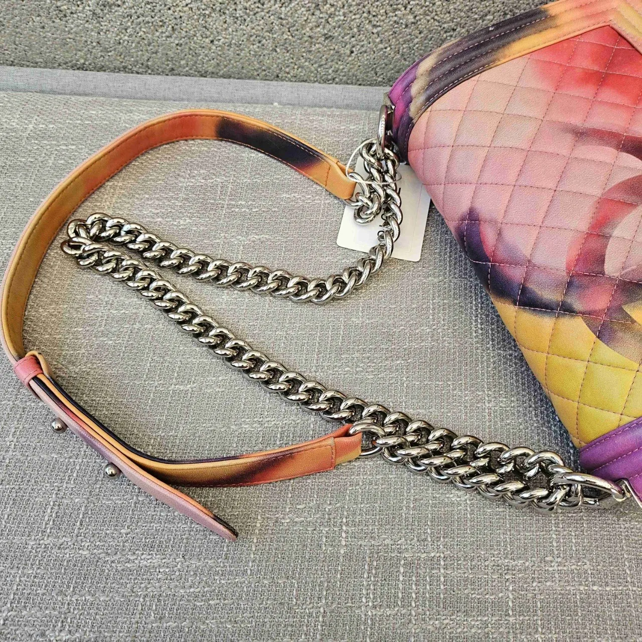 CHANEL Medium Boy Bag Flower Power Collector Printed Leather CHANEL Medium Boy Bag Flower Power Collector Printed Leather