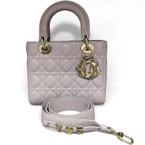 DIOR Small Lady Dior Bag Lilac Lambskin