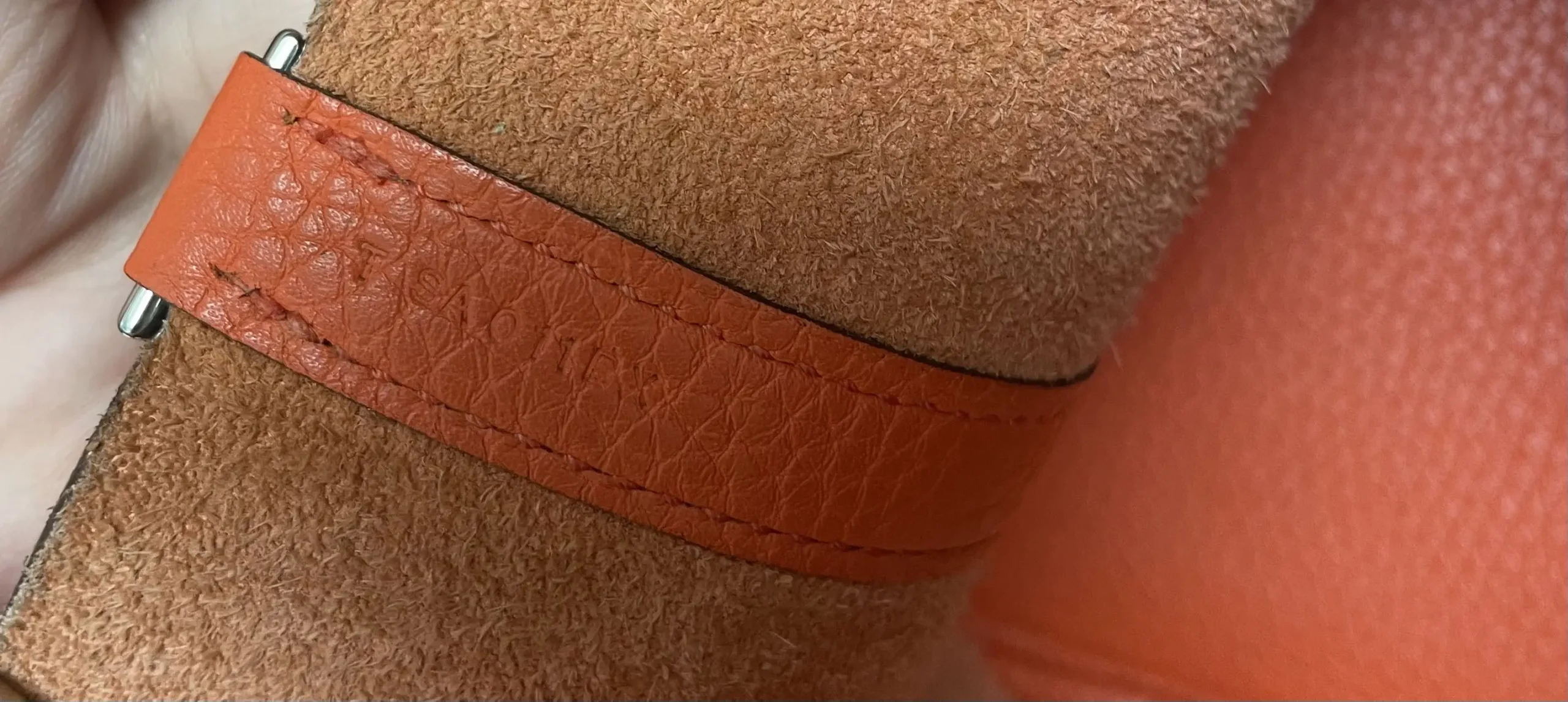 HERMÈS Picotin 18 Orange Poppy Taurillon Clemence Leather HERMÈS Picotin 18 Orange Poppy Taurillon Clemence Leather