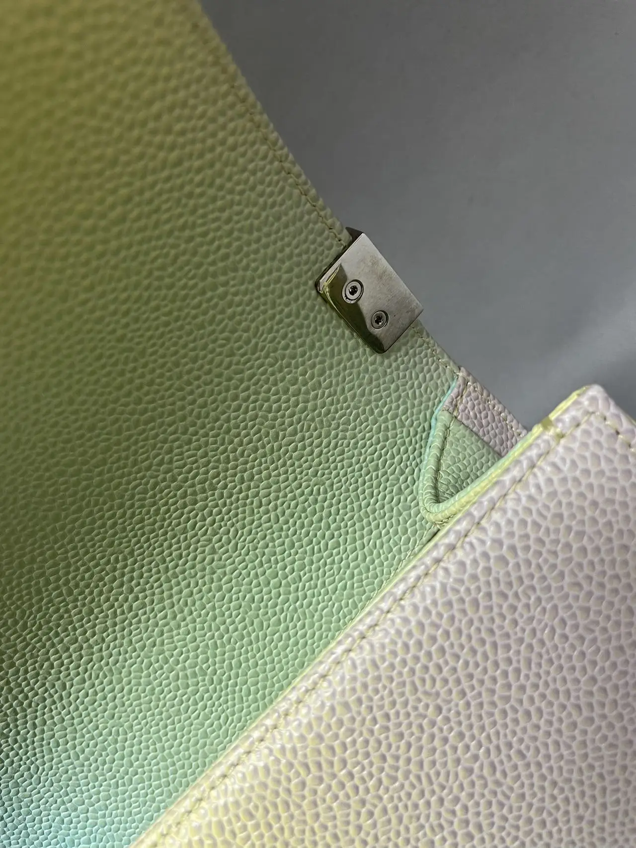 CHANEL Small Boy Bag Rainbow/Multicolor Quilted Caviar Leather CHANEL Small Boy Bag Rainbow/Multicolor Quilted Caviar Leather