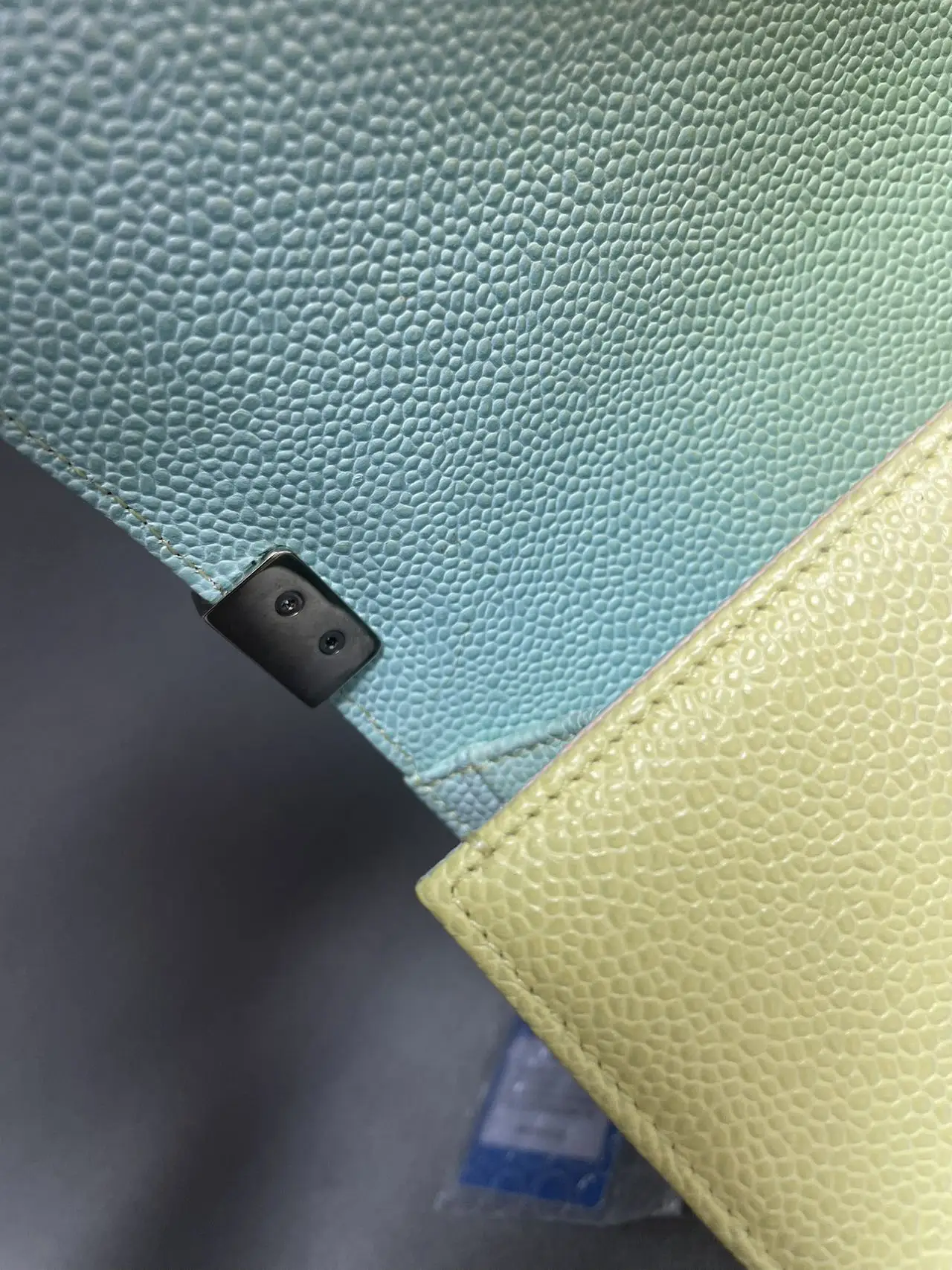 CHANEL Small Boy Bag Rainbow/Multicolor Quilted Caviar Leather CHANEL Small Boy Bag Rainbow/Multicolor Quilted Caviar Leather